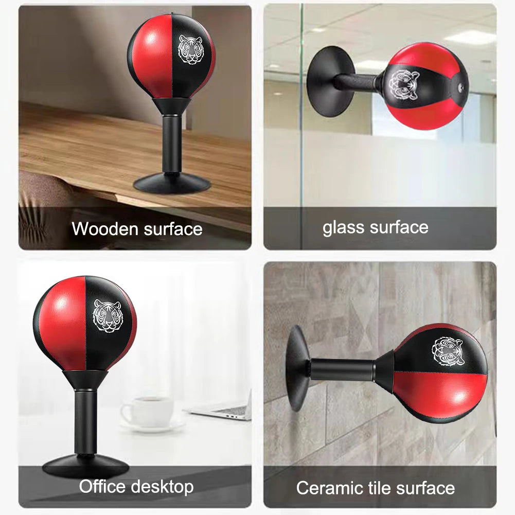 Desktop Punching Bag with Suction Cup Desk Boxing Punch Ball Heavy Duty Stress Relief Boxing Practice for Kids and Adults