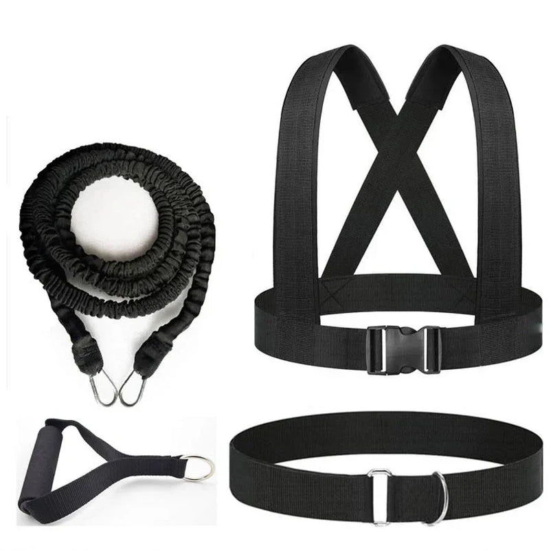 Running Sprint Dash Track and Field Pull Rope Resistance Bands for Football Basketball Powerful Strength Explosive Force