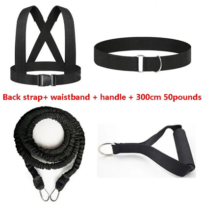 Running Sprint Dash Track and Field Pull Rope Resistance Bands for Football Basketball Powerful Strength Explosive Force