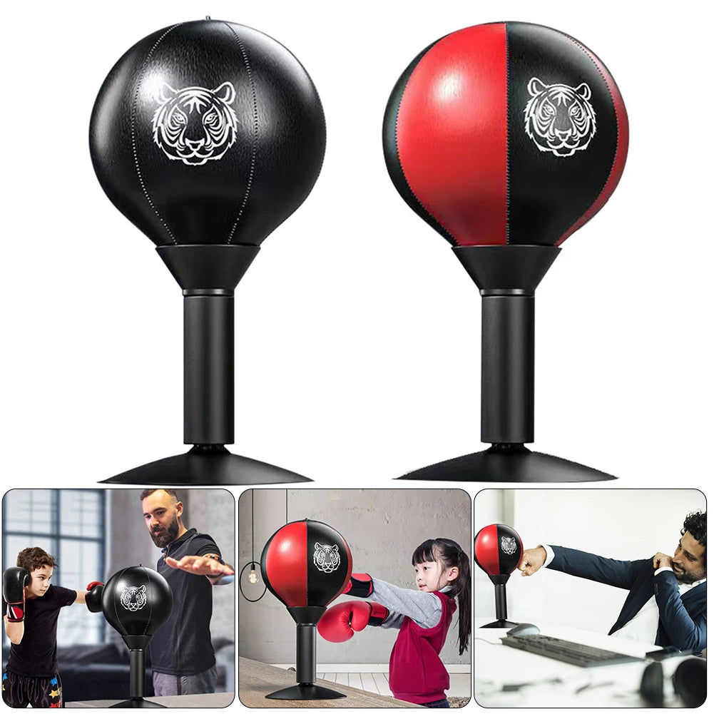 Desktop Punching Bag with Suction Cup Desk Boxing Punch Ball Heavy Duty Stress Relief Boxing Practice for Kids and Adults