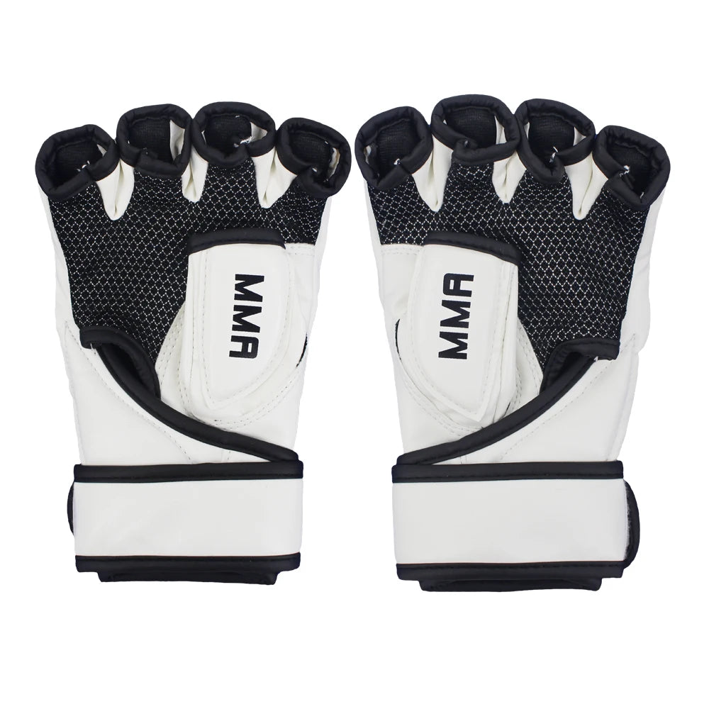 SOTF White MMA Venomous Snake Multicolor Boxing Gloves MMA Gloves Tiger Muay Thai Muay Thai Boxing Fight Glove Sanda Pads Box